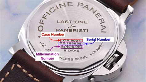 panerai serial number